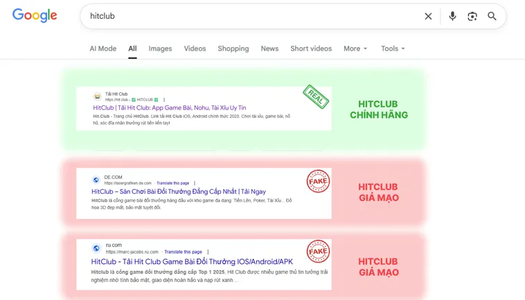 Bóc Phốt Website HitClub Giả Mạo Cách Phân Biệt Thật Giả Trong 5 Giây